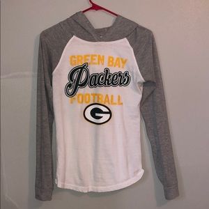 Packers Long Sleeve Shirt With Hood